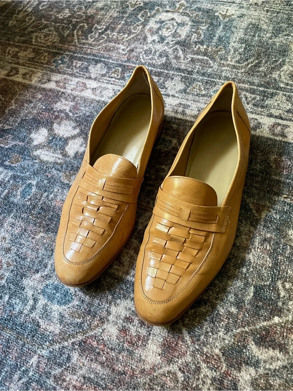 🦌Florsheim woven penny loafers🦌